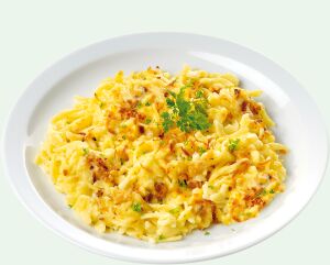 Cheese 'spätzle' noodles 'Allgäu style'